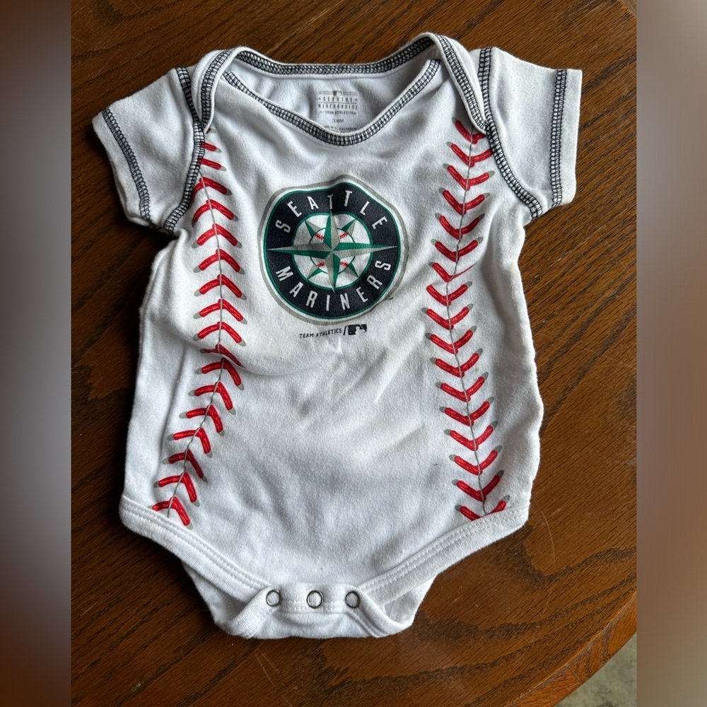 Seattle Mariners onsie 3-6 month